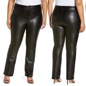 NYDJ - Sculpt-Her Marilyn Faux Leather Straight Leg Pants